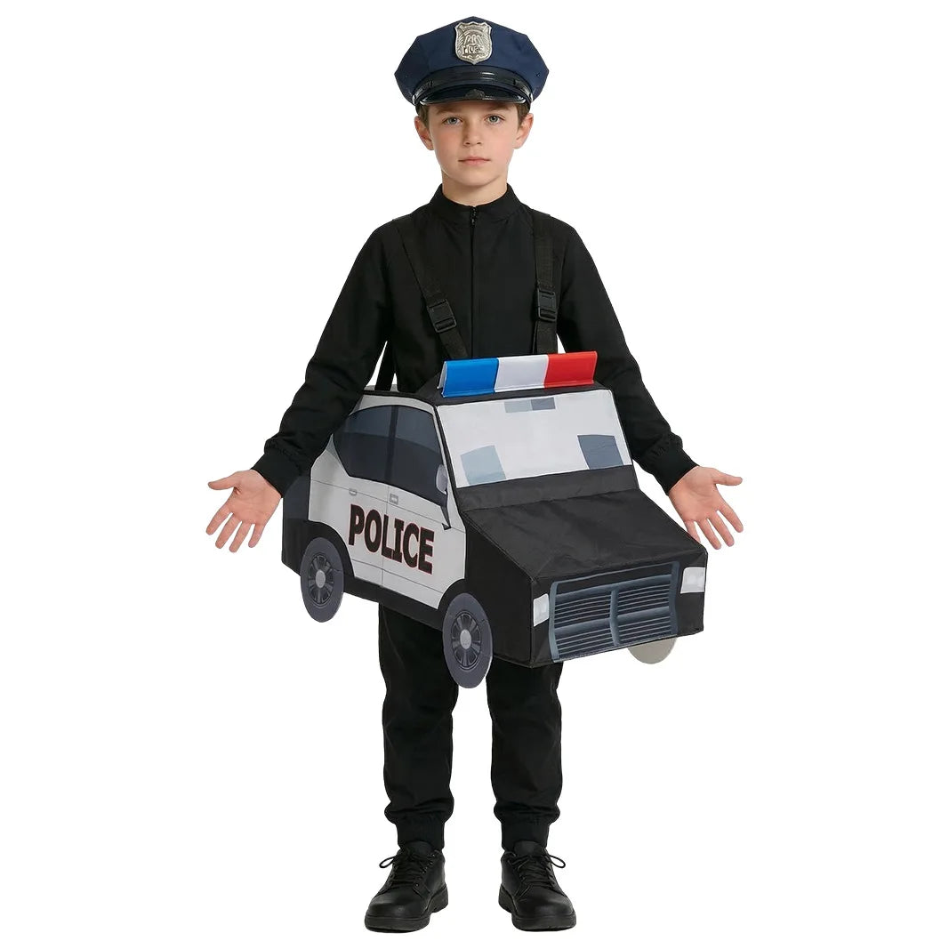 Halloween Carnival Enfant Construction Vehicle Police Car Costume Niño Ambulance Onesie Kindergarten Fire Truck Performance Suit