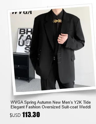WVGA Spring Autumn New Man Tide Heavy Pearl-studded Trendy Three-dimensional Flower Blazers Niche Chic Casual Jackets Ins W22622