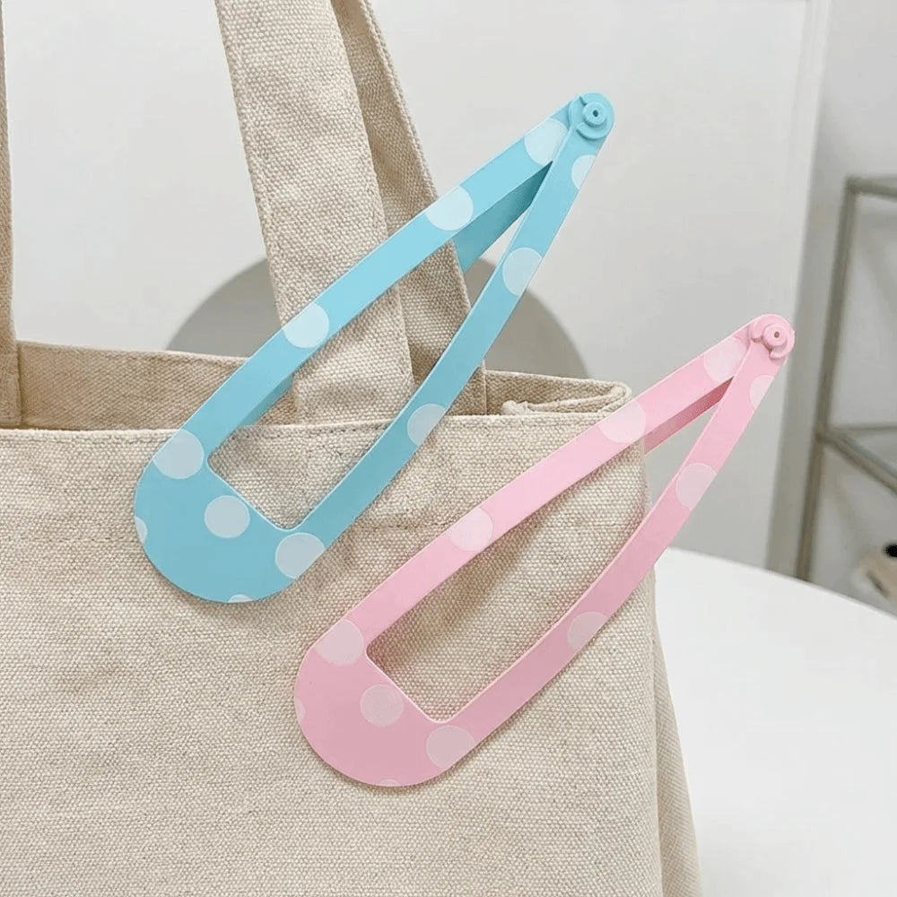 Cute Polka Dot Extra-large Hair Clips 20cm INS Hoodies BB Clip Creative Novelty Backpack Decoration Hairpin Curtain Decoration