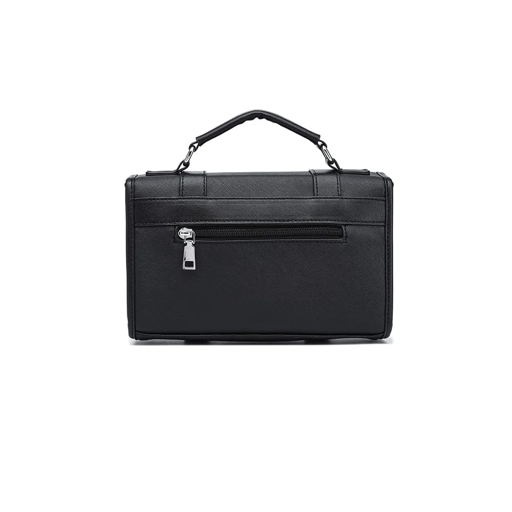 Fashion Plaid Men's Crossbody Bag Large Capacity Shoulder Messenger Bag Men Luxury Flap Crossbody Bags Male Rectangle Handbags