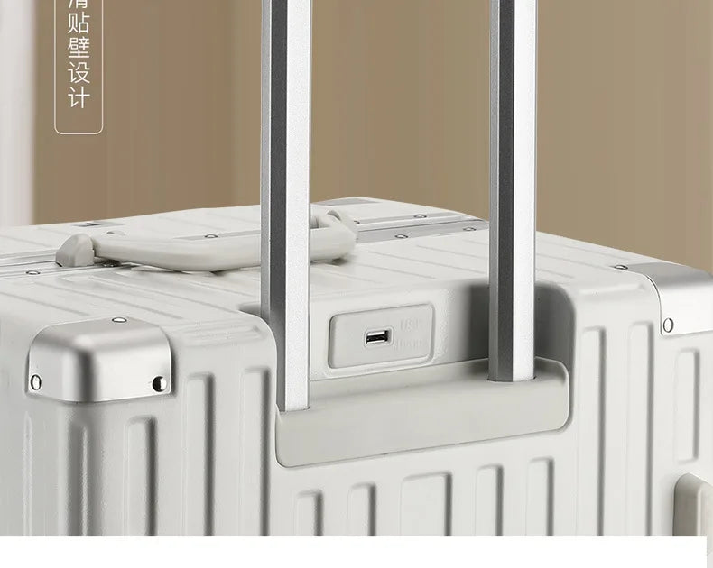 Large Capacity Suitcase 30/32 inchThickened Strong and Durable Aluminium Frame Luggage Trolley Case 20-28 inch Carry-on Suitcase