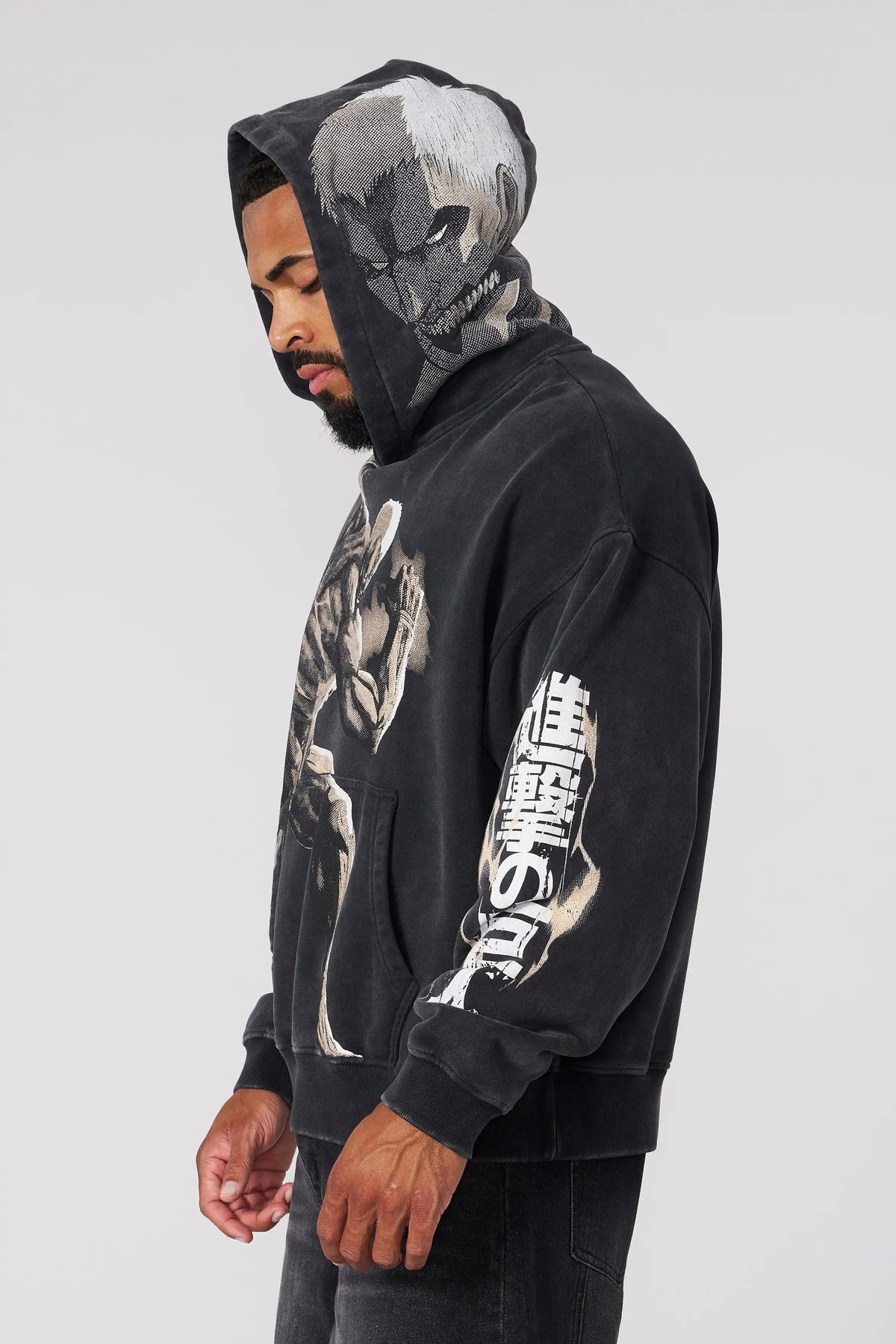 Attack on Titan Graphic Hoodies Men Grunge Streetwear Sweatshirt Tops Oversized Hoodie Gothic 2000s Harajuku Y2k Men Clothing