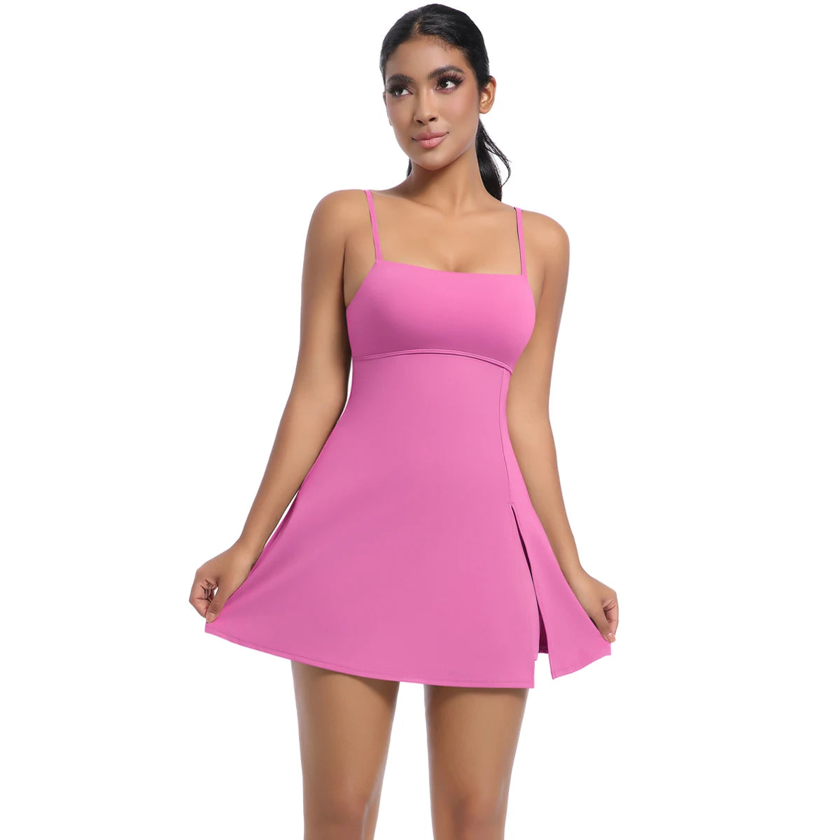 Women Yoga Tennis Skirts Gym Golf Running Sports Fitness Jumpsuit Skirt Sports Overalls Fitness Suits Gym Tracksuit Dance Skirt