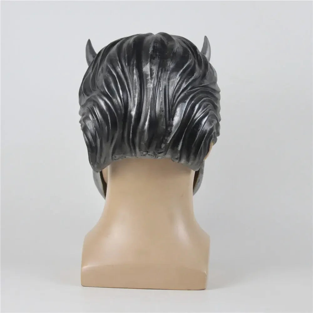 Nameless Ghouls Mask Deluxe Latex Ghost Band Mask Halloween Cosplay Party Props Silvery