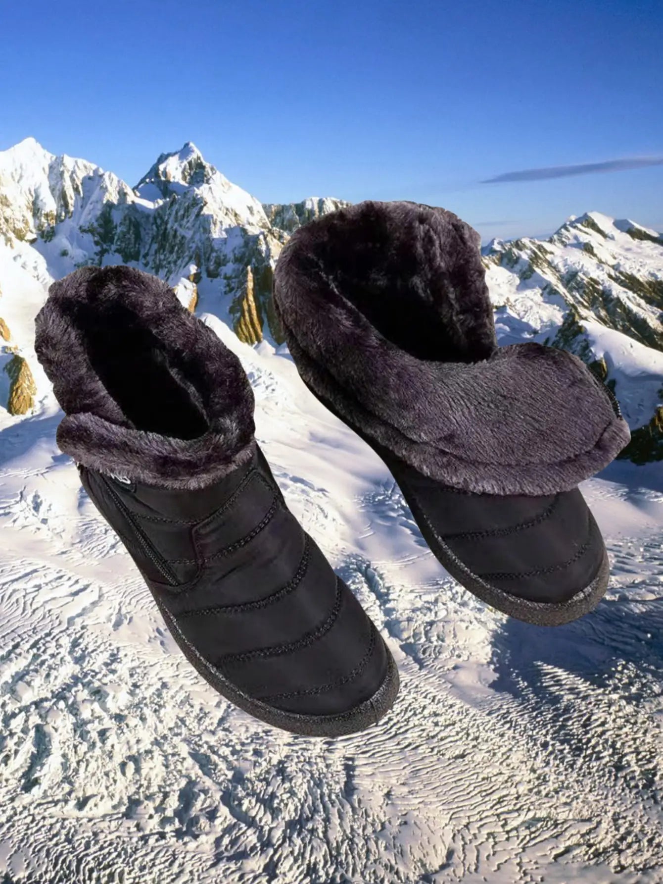 Women's shoes Solid-color warm mid-calf cotton boots women's Winter shoes Cotton boots cheap shoes clearance free shipping
