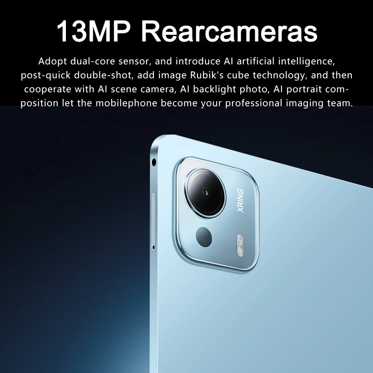 2026 Upgraded 10.1" Android 15 Tablet, Octa-Core 8GB+128GB, WiFi 6, 1280*800 IPS Screen, 5MP+13MP Dual Cameras, 6000mAh Battery