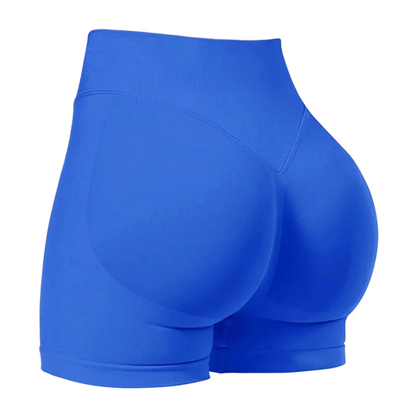 Summer High Waisted Yoga Shorts For Women Fashionable and Sexy Running Fitness Pants Solid Color Yoga Leggings Elastic Tights