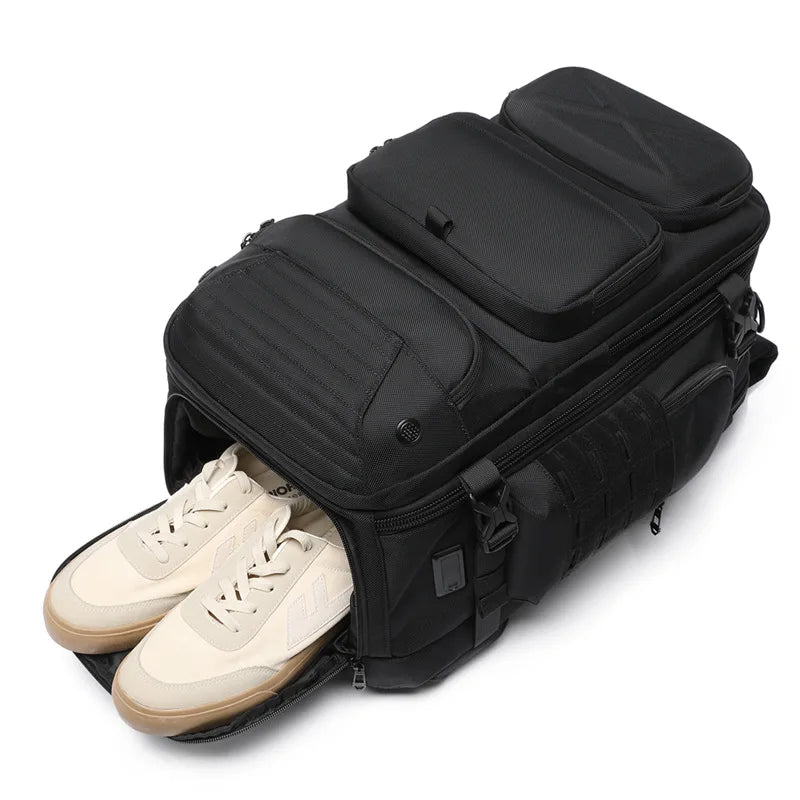 Men Travel Backpack Bag School Bag Men Oxford Backpack with Shoes Compartment 15.6 Inch Laptop Backpack for Men Rucksacks Bags