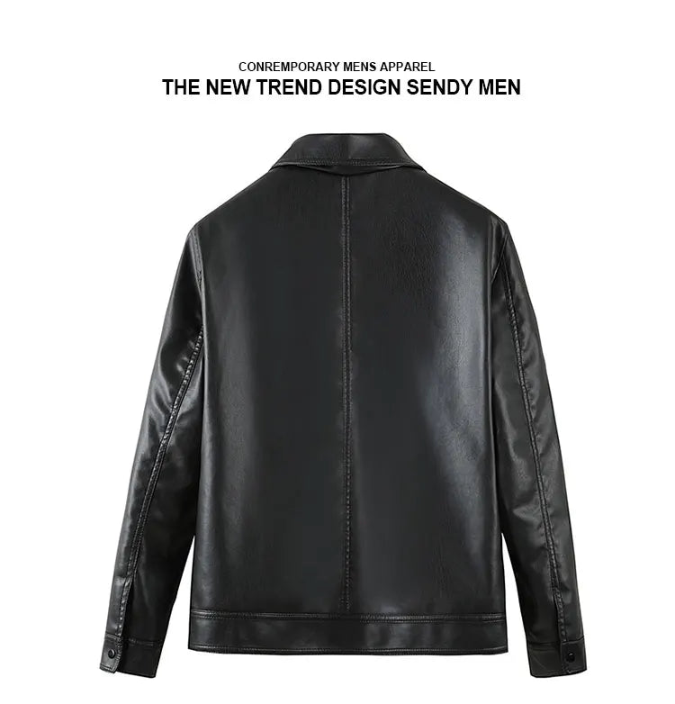 Men's 2026 Motorcycle Biker Jacket, Faux Leather PU Motorcycle Jacket, Slim Fit Stand Collar, Streetwear Zipper Jacket