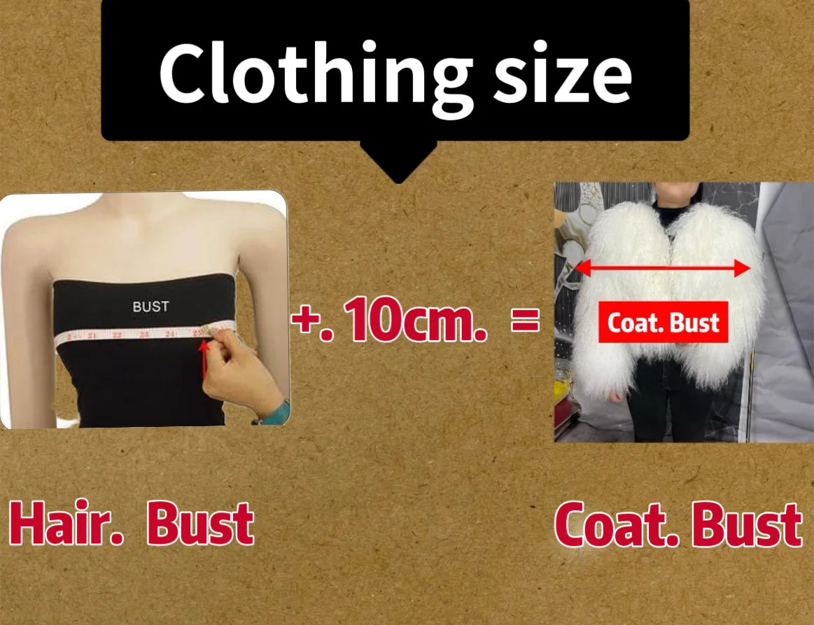 Aulande New Women Winter 100% Real Fur Mongolian Sheepskin Coats Short  40 CM Standing Coller Fashion High Quality Sheep Jacket