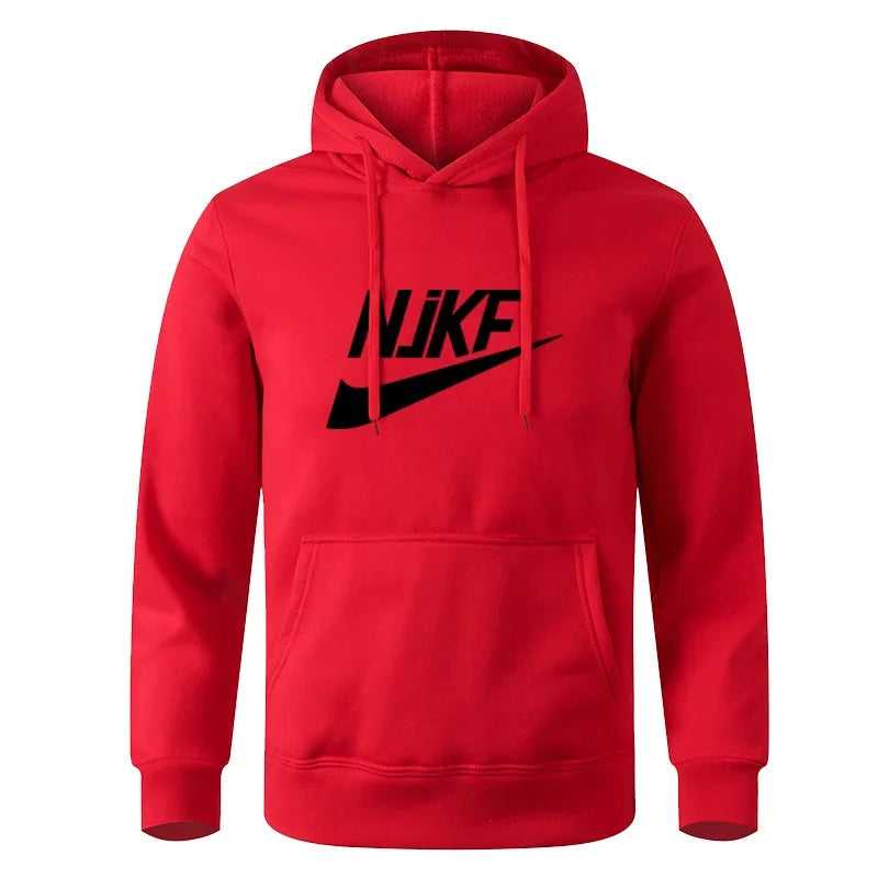 New autumn and winter men's and women's fleece hoodies for foreign trade, casual sports, fashionable men's hoodies