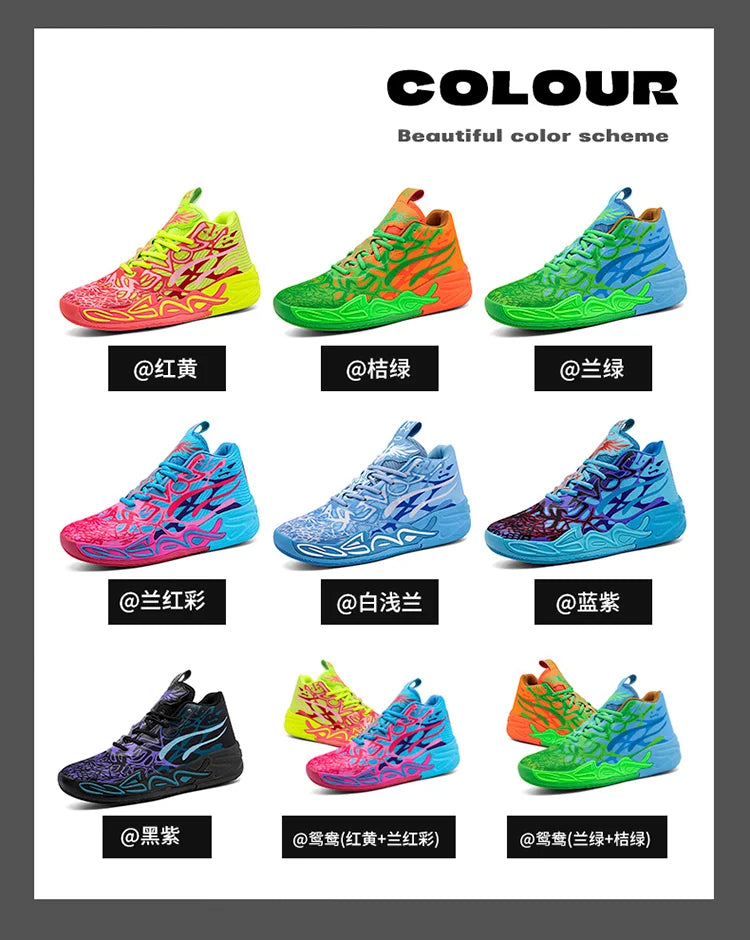 Men Basketball Shoes Outdoor Unisex Breathable Athletic Unisex Trainer Women High Quality Sneakers Running Light Sports Shoes