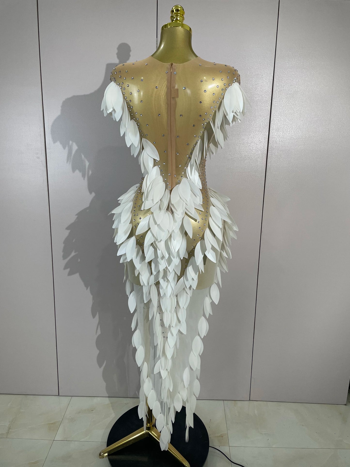 2026 Elegant Pearl Transparent Mesh Long Dress Women Evening Party Birthday Wedding Gown Red Carpet Celebrity Sexy Stage Outfit