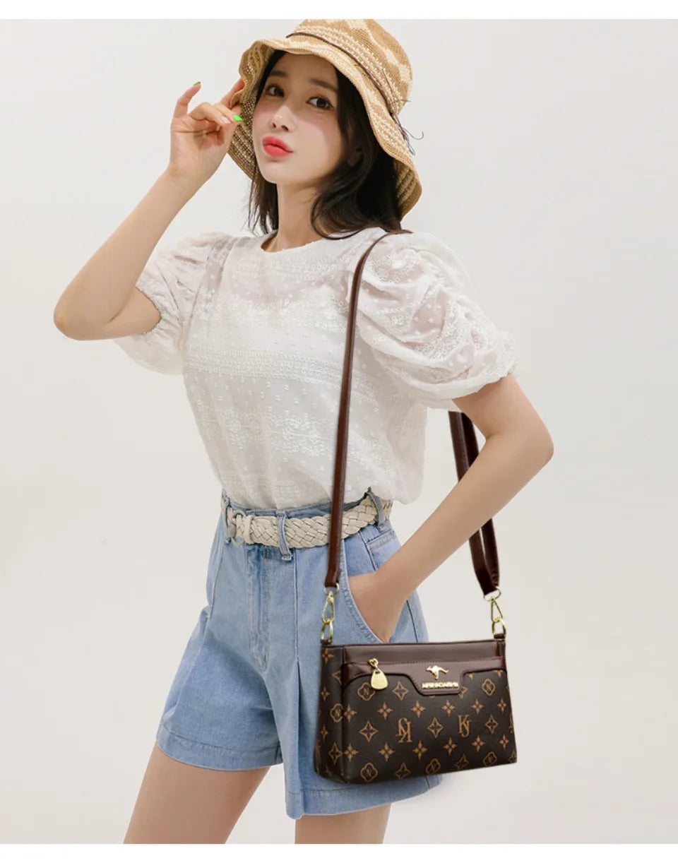 Luxury Handbags Women Bags Designer Crossbody Bags for Women High Quality Soft Print Leather Shoulder Hand Bag Sac A Main New