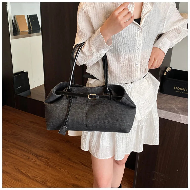 2026 High Quality Fashionable Versatile Commuting Handbag Simple Casual Large Capacity Single Armpit Shoulder Bag for Women