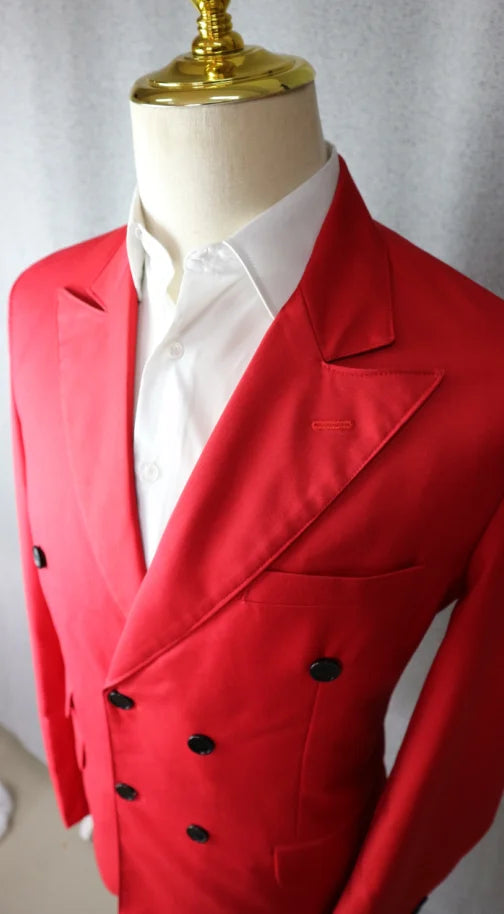 Yellow Men Suits 2 Pieces Set Fashion New Men's Casual Boutique Business Formal Wedding Groom Suit Coat Blazer Trousers 2024
