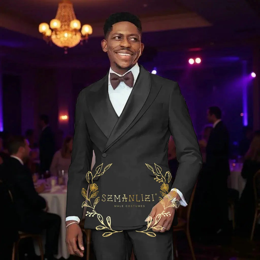 Beige Men's Wedding Suits Unique Collar Male Formal Groom Tuxedo Slim Fit Suit Outfits Elegant 2 Pieces Custom Made Male Suit