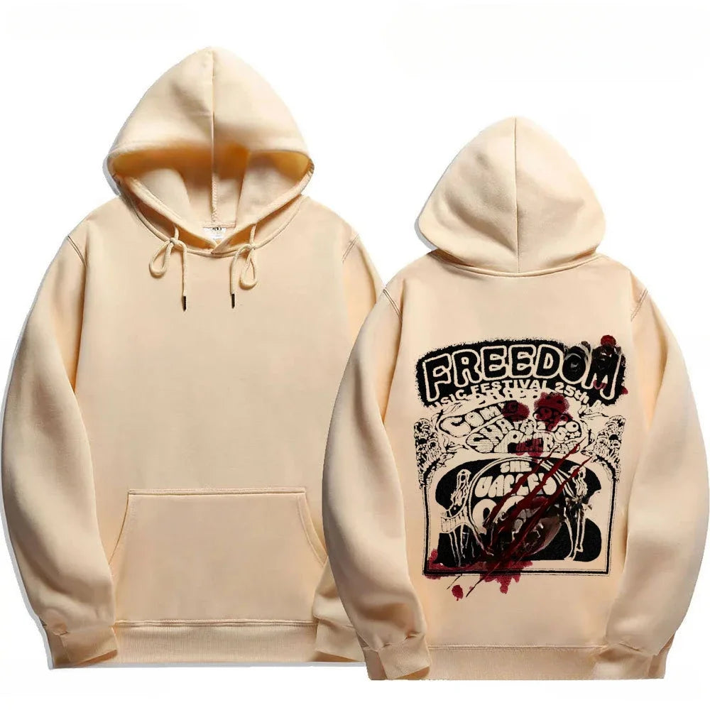 2026  New Style  Cry of  Fear Hoodies  Double Sided   Men's  Women's  Sweatshirt  Unisex  Long-sleeved  Hoodie  Size S-3XL