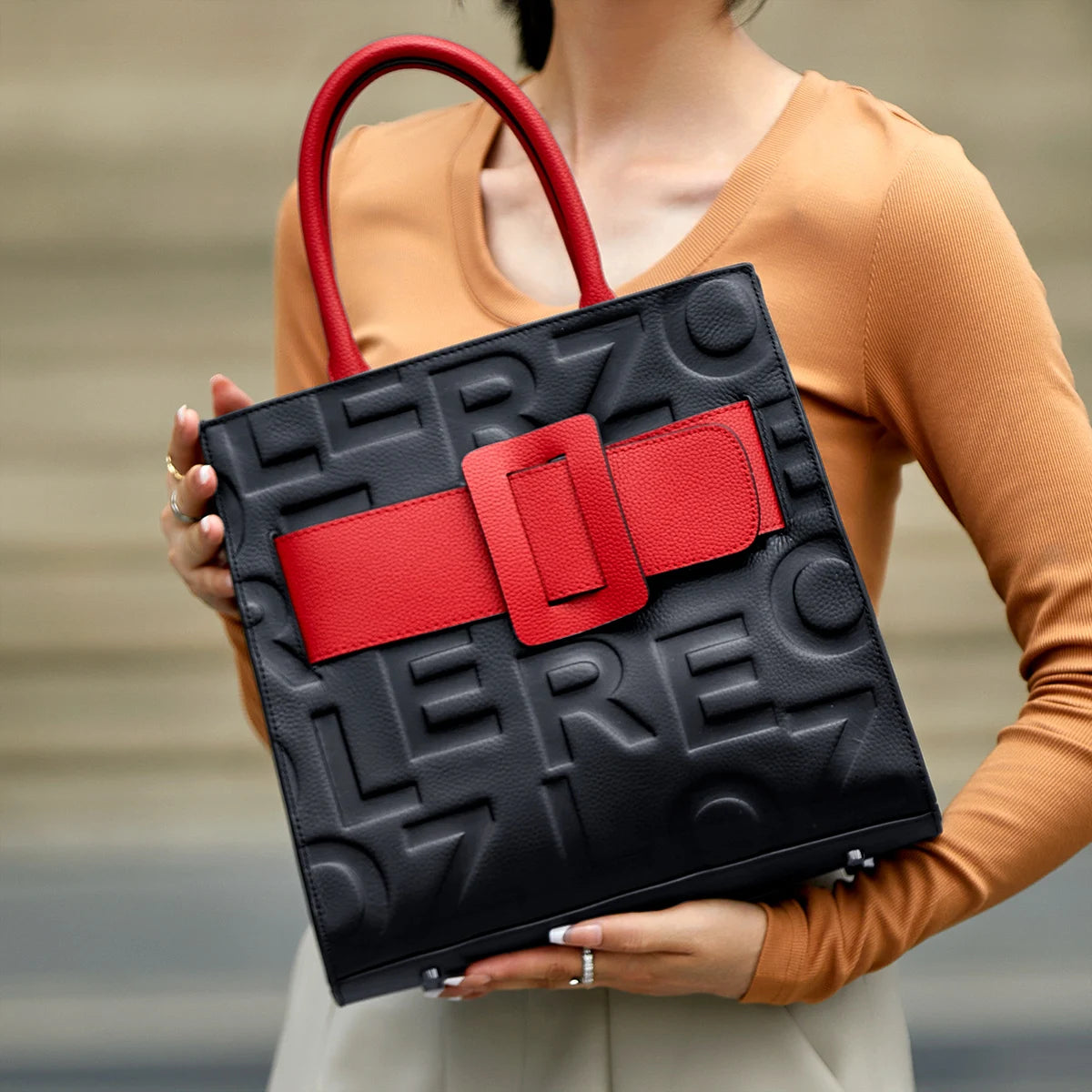 ZOOLER Woman Handmade 100% Real leather Handbag Genuine leather Cowskin Women shoulder Bags Shopping  Tote Bags In Stock #WP3960