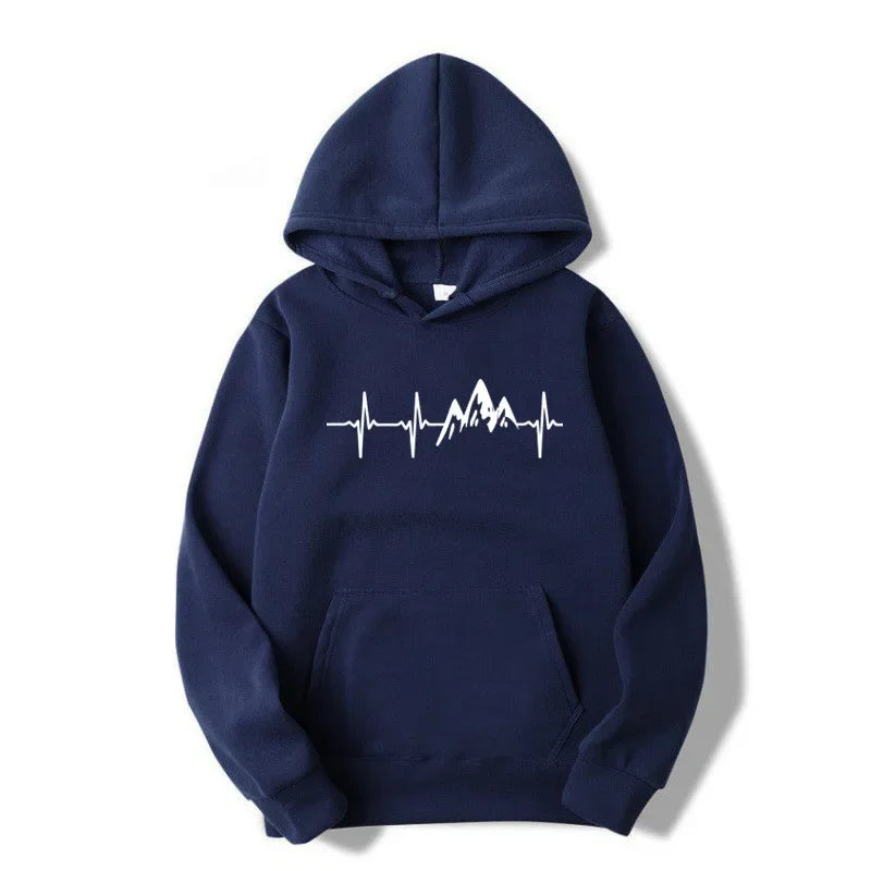 Men's and Women's Casual Hoodies Autumn and Winter New Street Fashion Casual Sportswear Soft Loose Long-Sleeved Adult Pullover