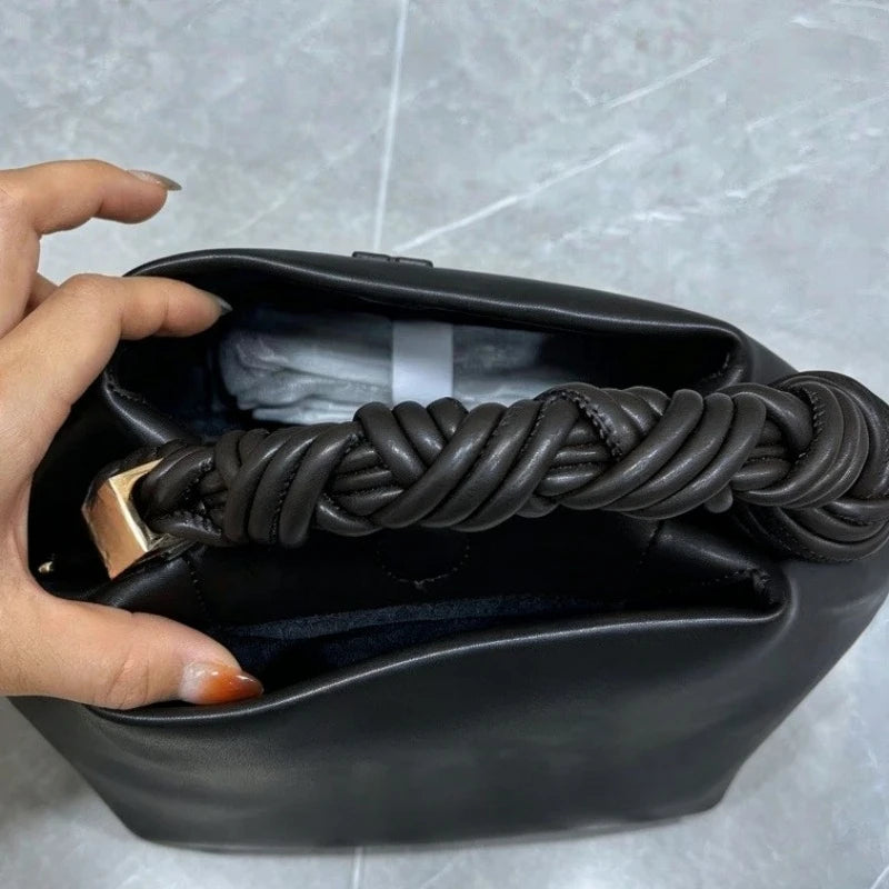 Large Paris Designer Ins New Trendy Crossbody Bag 2026 Hot Y2K Hexagonal Woven Clouds Shoulder Handbag Women with Premium Feel