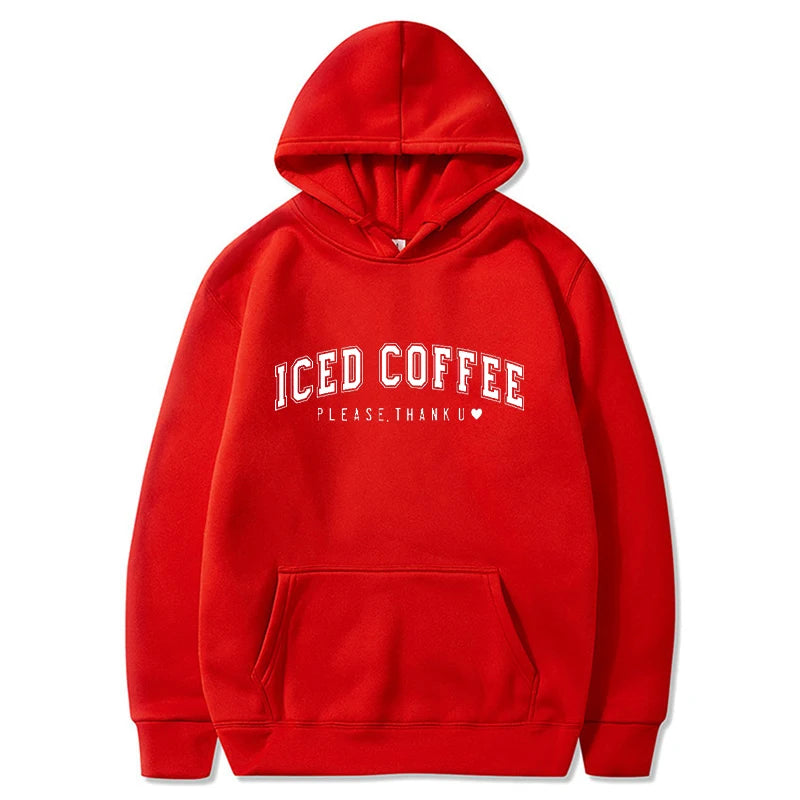 Men Letter Graphic Printed Hoodies Women Fashion Drawstring Long Sleeve Pocket Sweatshirts Casual Harajuku Hooded Pullover Coat