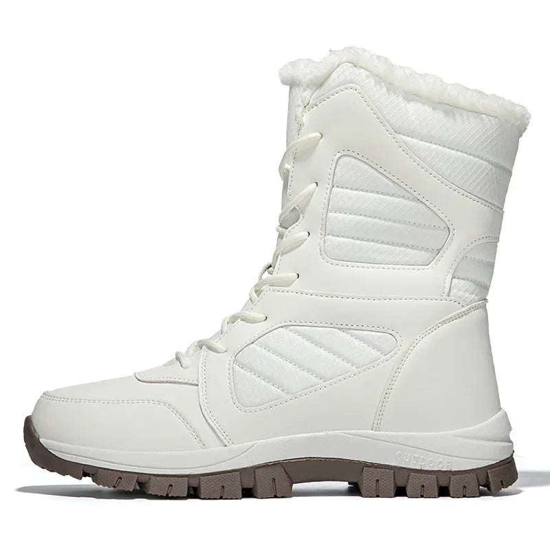 Thickened Winter Snow Boots Men's High Top Cotton Outdoor Sports Boots Couples Snow Shoes Anti-wear Comfortable Warm Zapatillas