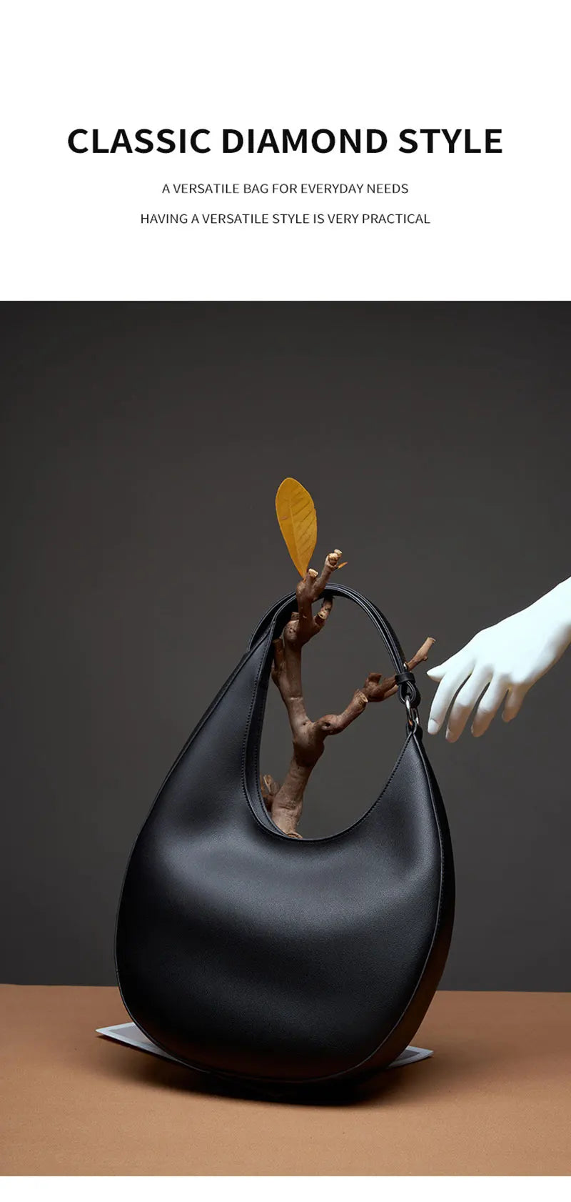 Genuine Leather Women Tote Bags Fashion Luxury Designer Women's Shoulder Bag Quality Cowhide Large Capacity Half Moon Handbags
