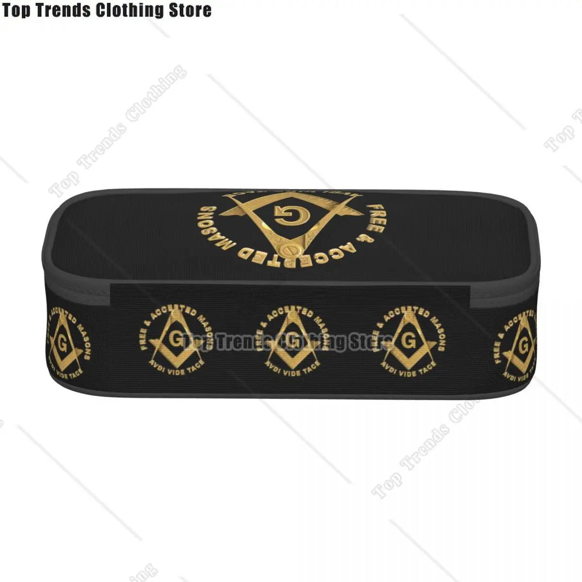 Kawaii Masons Masonic Freemason Pencil Cases for Girl Boy Big Capacity Mason Freemasonry Pencil Pouch Stationery