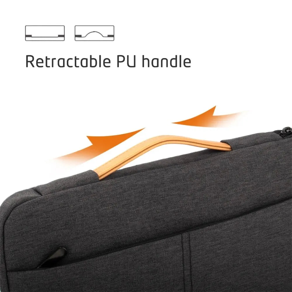 Protective Laptop Sleeve Case for 13.3-14.2 15-15.6 Inch New MacBook Pro M3 Max M2 M1 Slim Carrying Laptop Bag Men Women