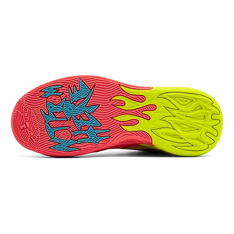 Mens Basketball Shoes Non-Slip Breathable Outdoor Sneakers Fashion Graffiti Sports Training Shoes for Running Walking