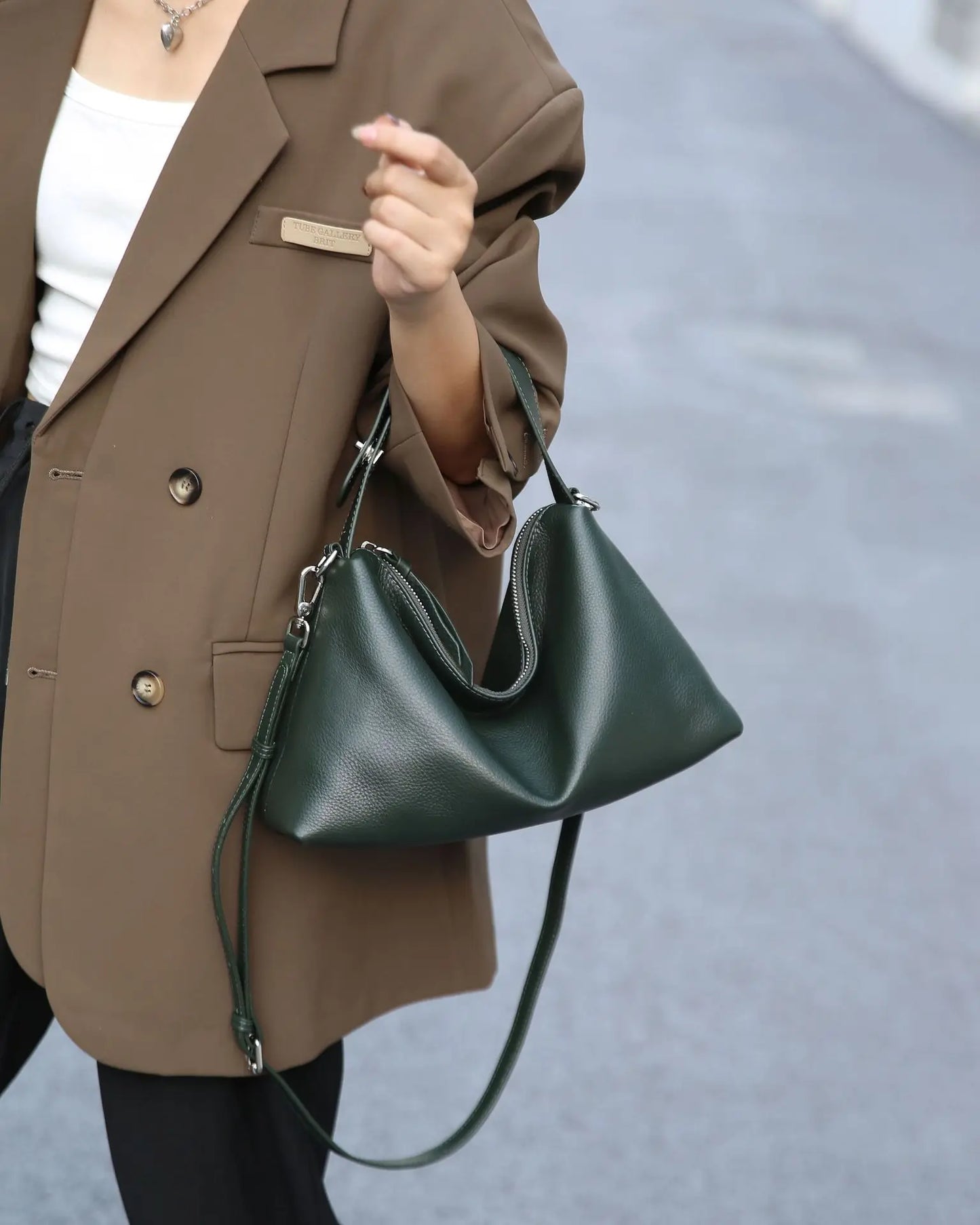 Vintage Messenger Bag Red Mom Bag Leather Bag Soft Leather Large Capacity Minimalist Crossbody Bag Women Female Luxury Bag