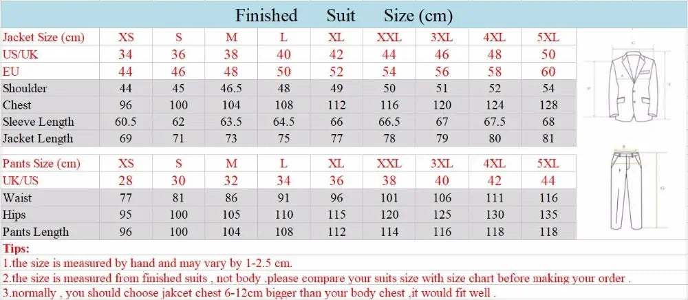 Plaid Suits for Men Slim Fit 2 Pieces Luxury Wedding Tuxedo Formal Prom Italian Fashion Single Button Blazer with Pants Set
