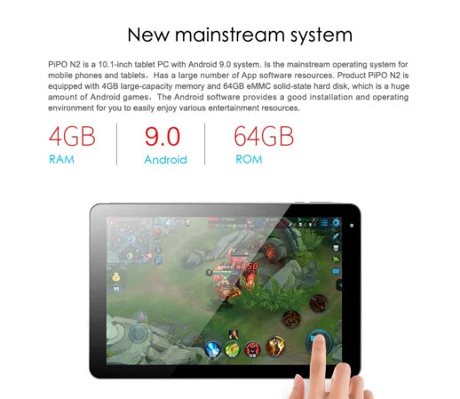 2026 PiPO N2 Wifi Tablet PC 10.1" 4GB RAM 64GB ROM Optional Docking Station Speaker Android Tablet