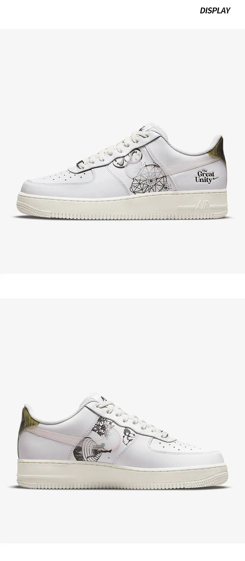 Nike genuine AIR FORCE 1 low cut men's sports and leisure board shoes DM5447-111
