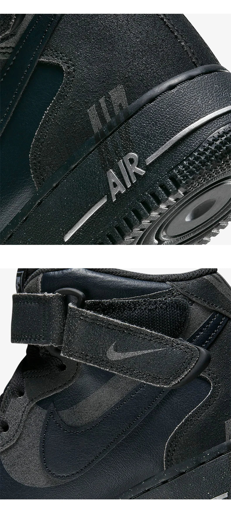 Nike genuine Air Force 1 Men's Casual Breathable Mid-Top Sneakers DQ7666-001