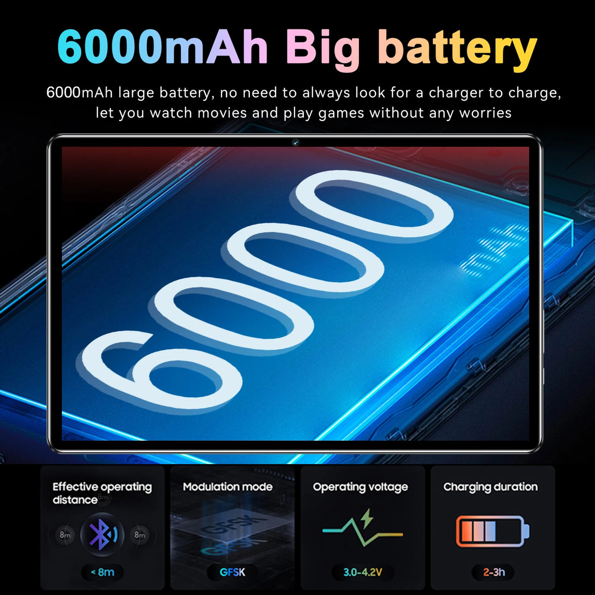 2026 New 10.1 Inch Tablet Pc 4GB RAM 64GB ROM Android 15 Octa Core 3G 4GLTE 5G Internet WiFi Internet Global Version