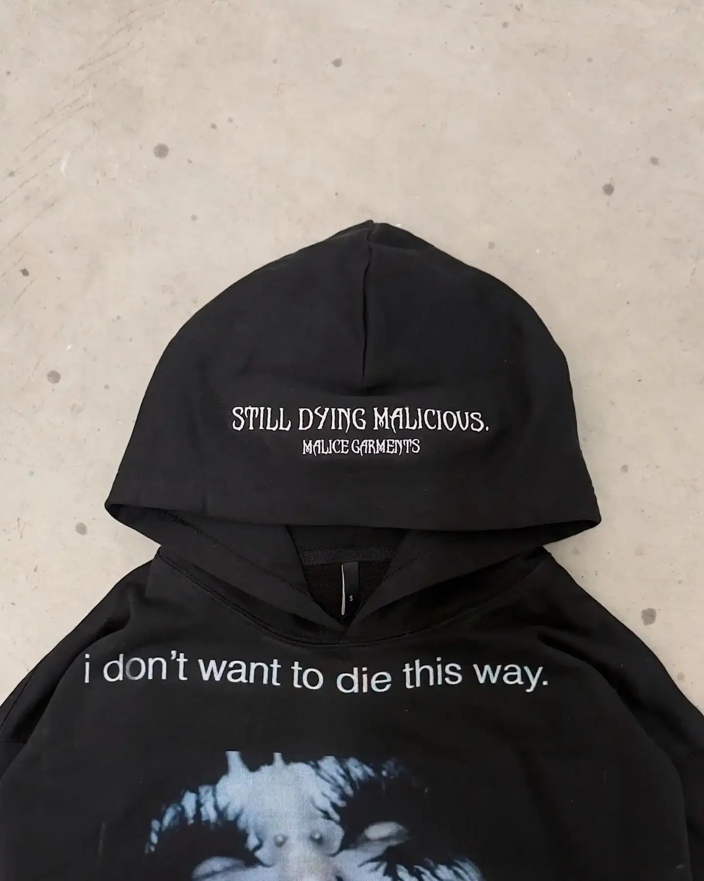 Vintage Embroidery Print Hoodies Women Grunge Sweatshirt Tops Streetwear Harajuku Gothic Y2k Style Hoodie Women Clothing