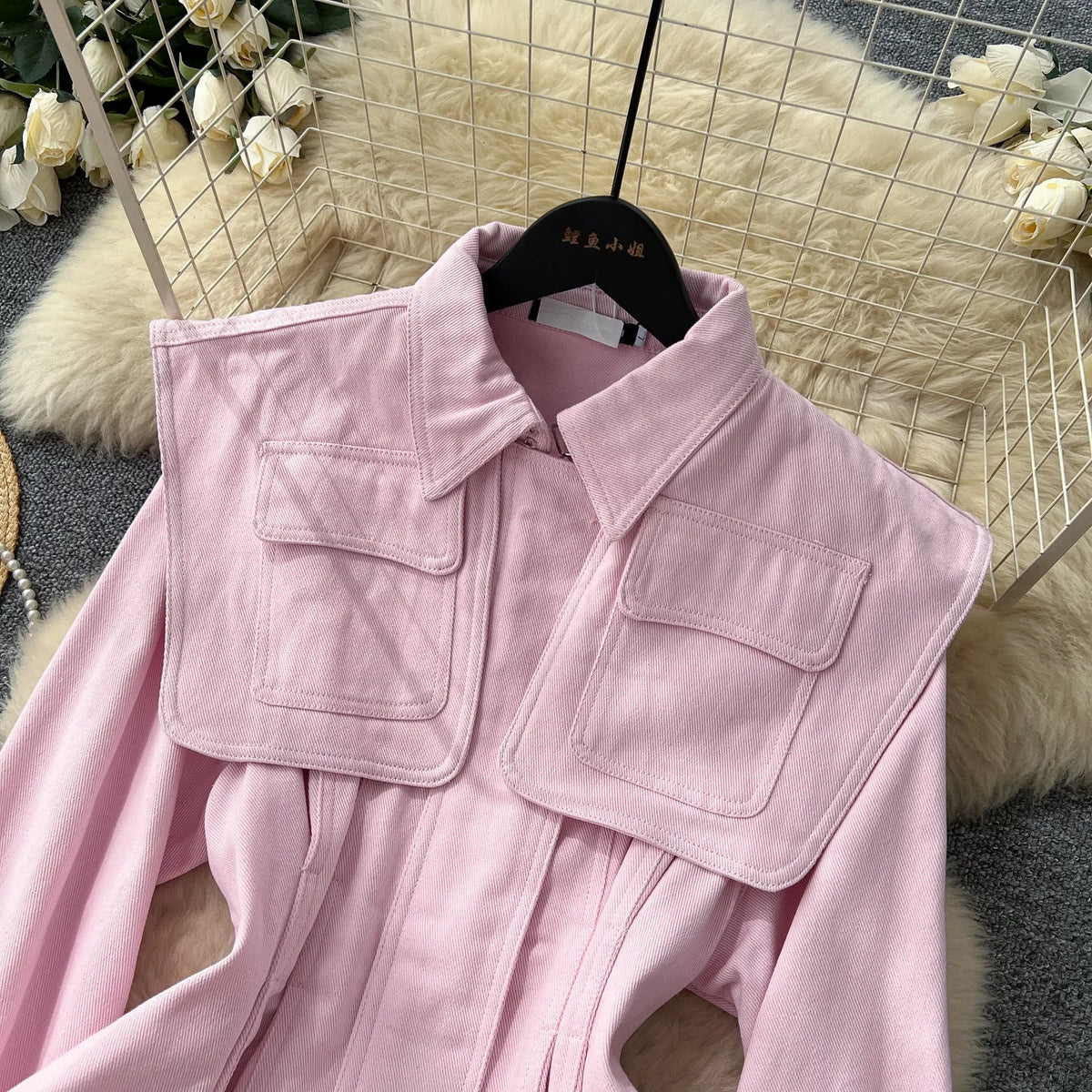 SINGREINY Fashion Senior Denim Jacket New French Classic Lapel Full Sleeves Slim Outwear Women Autumn Chic Elegant Workwear Coat