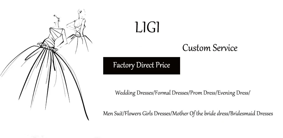 LIGI Luxury Off The Shoulder Lace Pearl Chain Mermaid Wedding Dress Customized Exquisite Beading Detachable Train Bridal Gown  ﻿