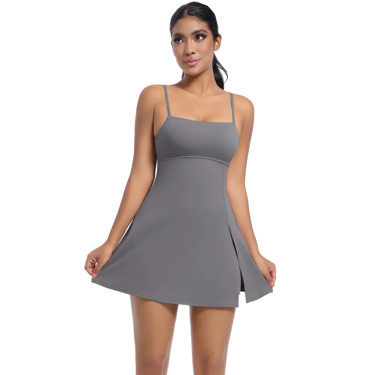 Women Yoga Tennis Skirts Gym Golf Running Sports Fitness Jumpsuit Skirt Sports Overalls Fitness Suits Gym Tracksuit Dance Skirt
