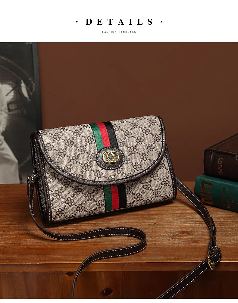 High-End Fashion Women's Envelope Shoulder Messenger Bag Versatile New Style Handbag for All Seasons