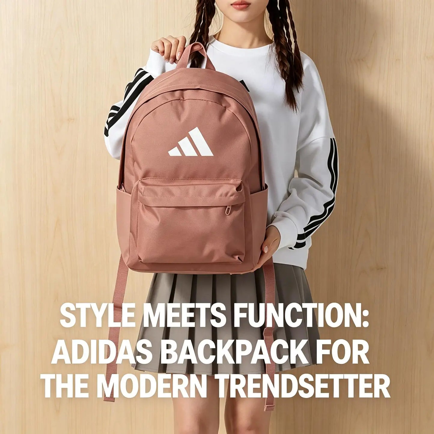 New Adidas Men Women Clsc Bars Bp Sports Leisure Backpack Bag IS7055