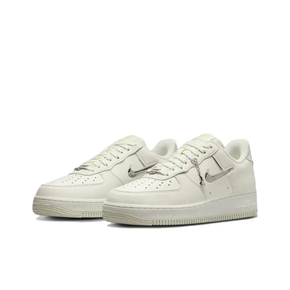 Nike Air Force 1 Low-Top Unisex Sneakers - Classic Air Cushion Comfort Casual Fashion Footwear FN8540-100