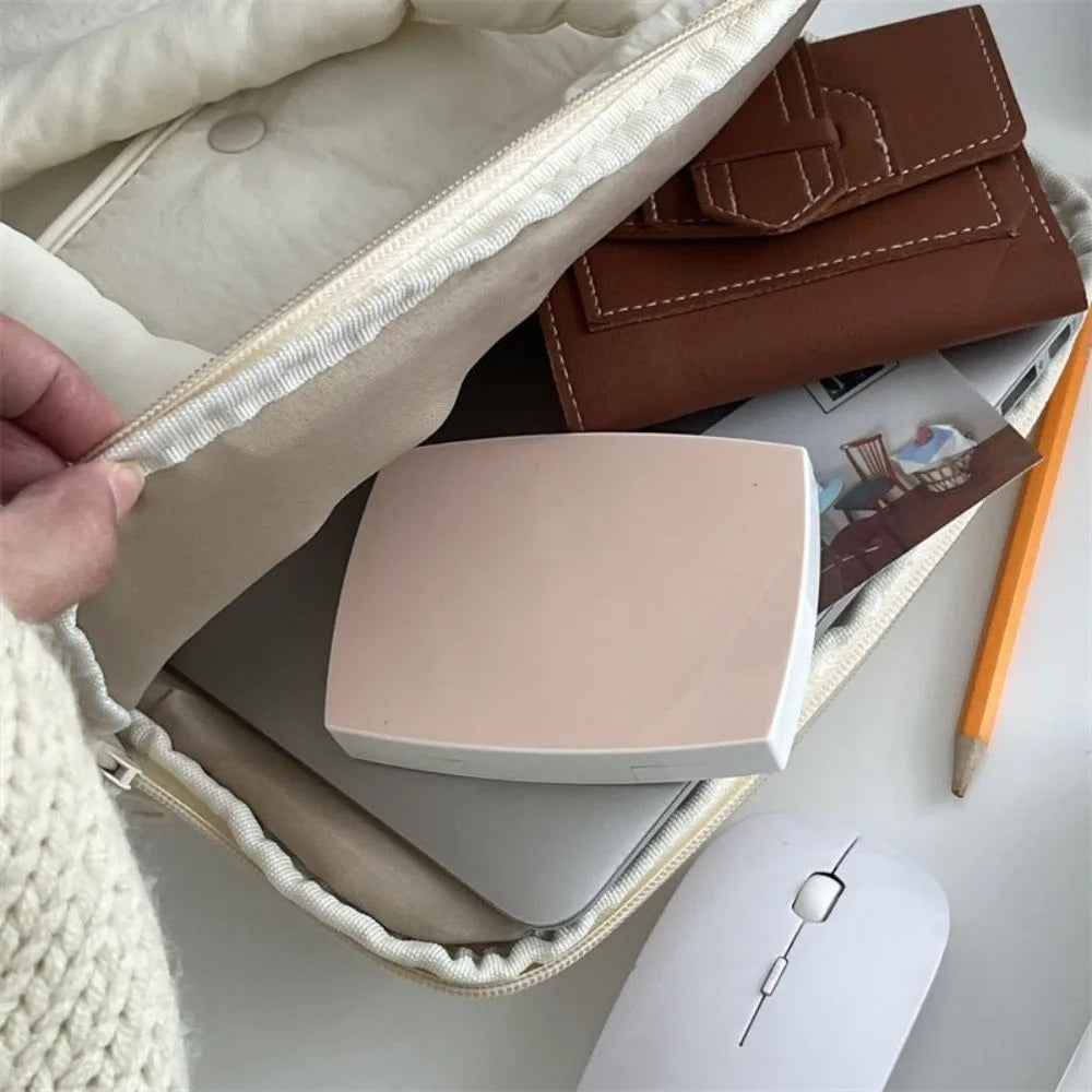 Fashion 15.6inch Portable Laptop Bags Bow with Handle Laptop Case Lightweight Cute Notebook Sleeve Women's Bag