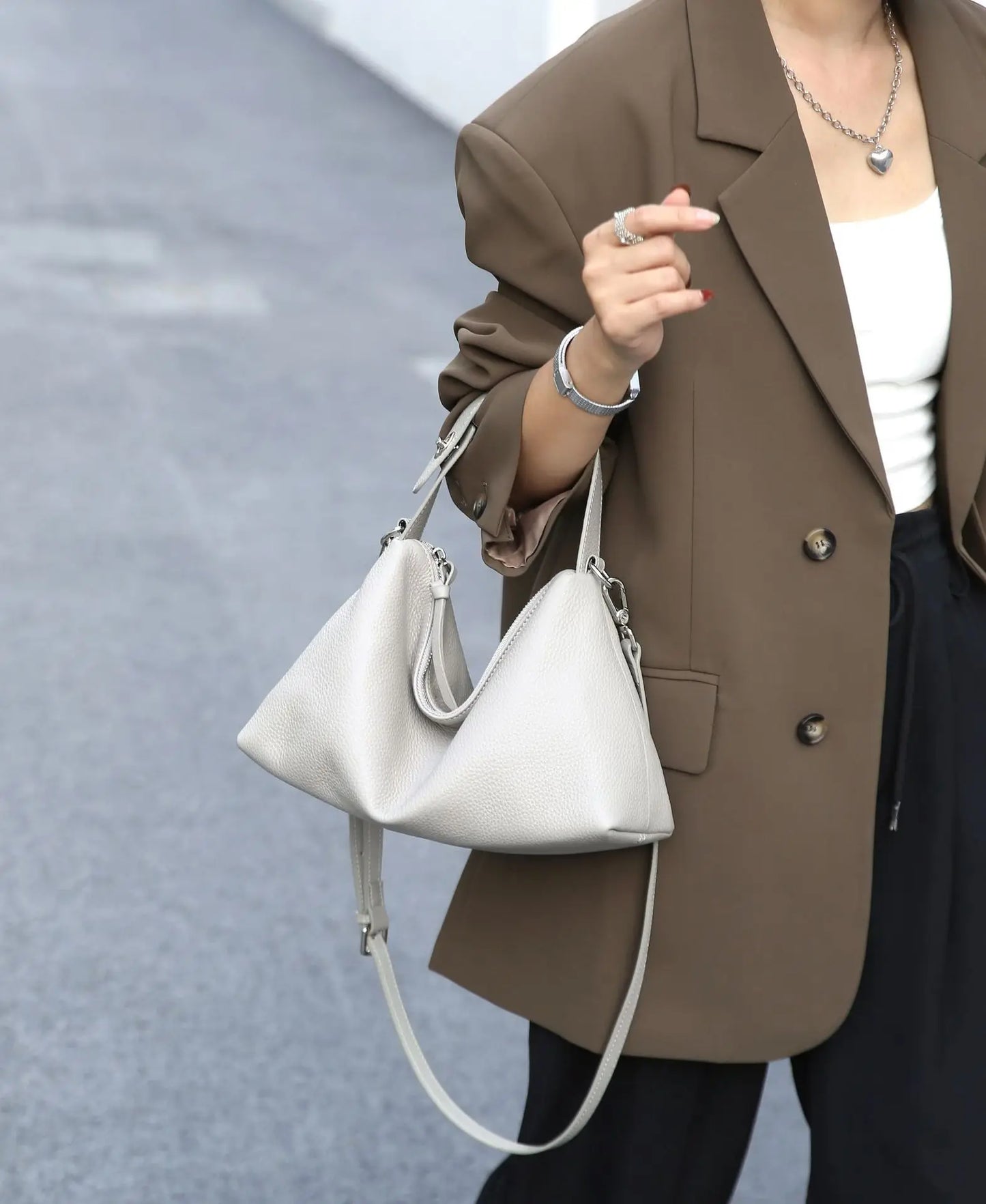 Vintage Messenger Bag Red Mom Bag Leather Bag Soft Leather Large Capacity Minimalist Crossbody Bag Women Female Luxury Bag