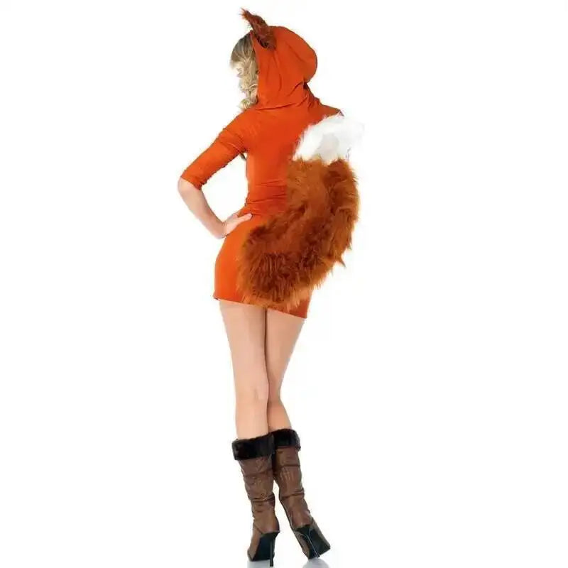 Halloween Cosplay Deluxe Plush Monster Animal Costume Adult Fox Cat Girl Cosplay Costume Halloween Costumes Women Fancy Party