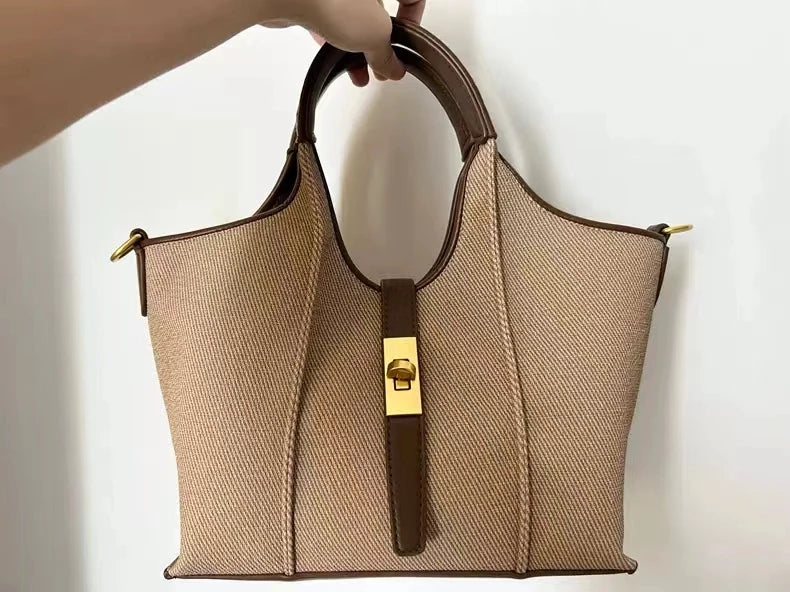 2024 New Handbag, Bags for  Women, High-quality Bucket Bag, Canvas Bag, Women's Crossbody Tote Bag