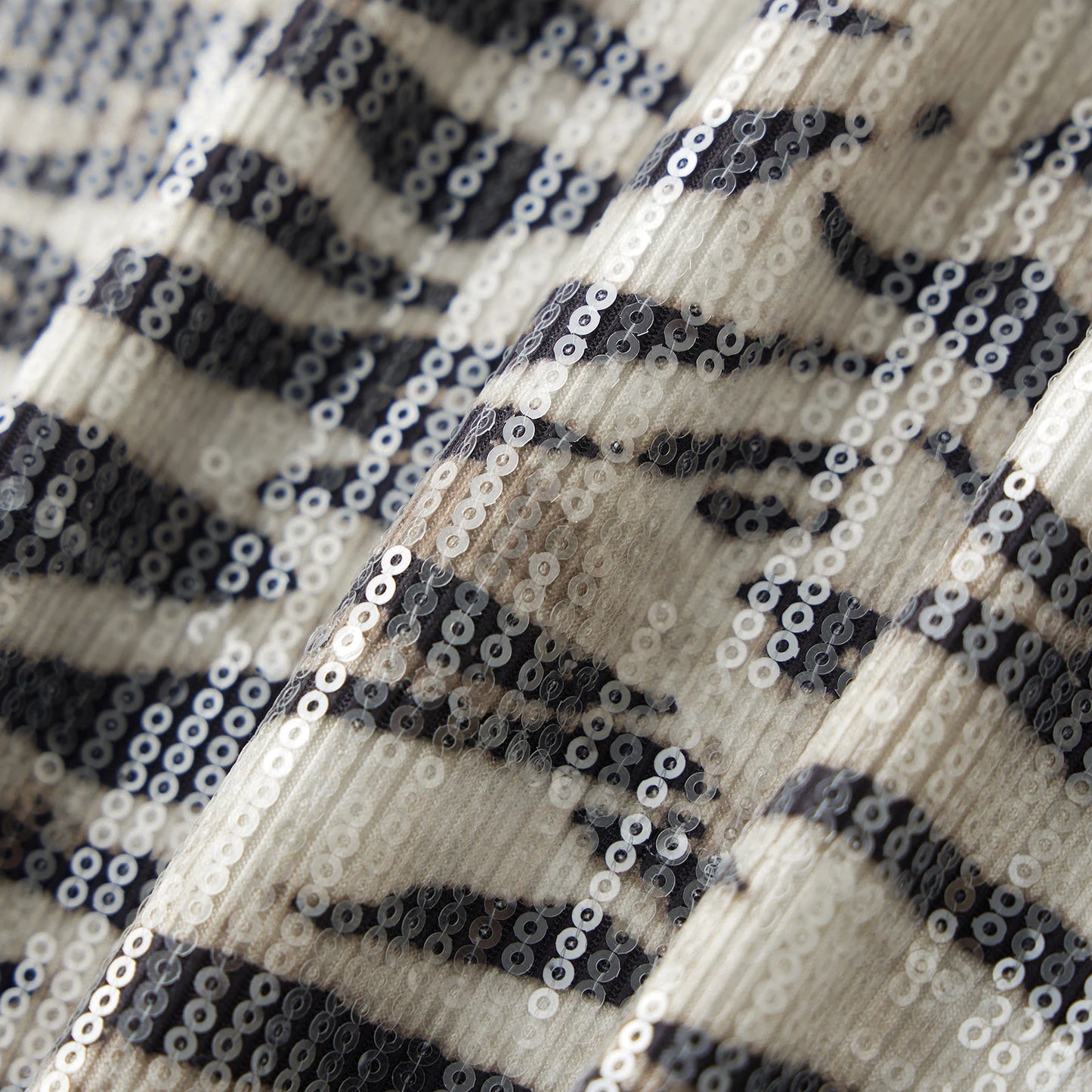 Women's Sparkly Sequin Mini Skirt Zebra Print Bodycon Short Skirt for Party Work