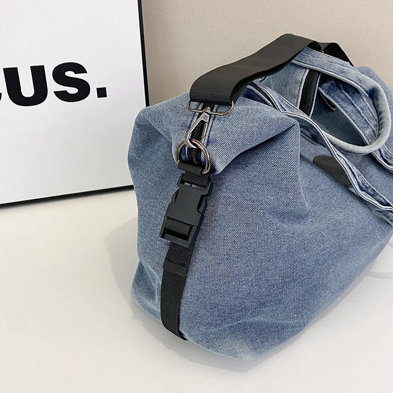 Fashion Big Denim Handbag Women Bag Lady Shoulder Messenger Bags Jeans Luxury Female Large Capacity Travel Tote bags